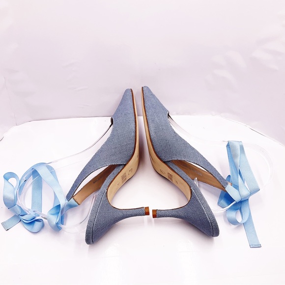 🆕{MR Man Repeller} Pacha Sling Back Kitten Heels - Picture 13 of 16